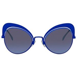 Fendi Blue/Green Eyeshine Cat Eye Sunglasses